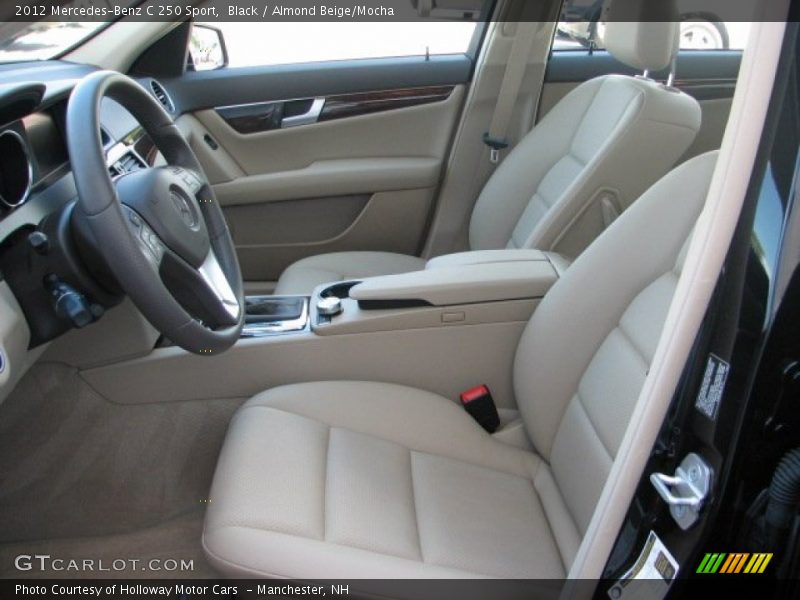 Black / Almond Beige/Mocha 2012 Mercedes-Benz C 250 Sport