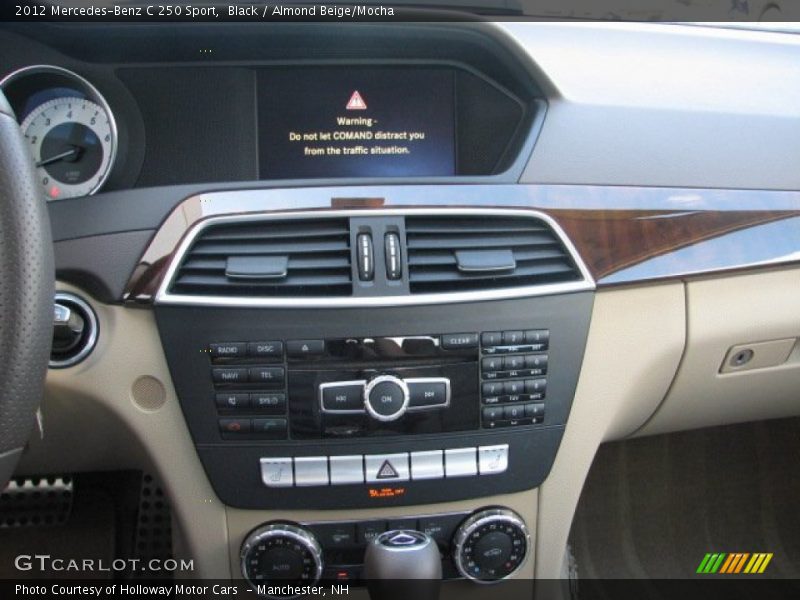 Black / Almond Beige/Mocha 2012 Mercedes-Benz C 250 Sport