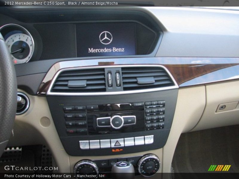 Black / Almond Beige/Mocha 2012 Mercedes-Benz C 250 Sport