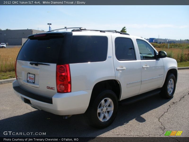 White Diamond Tricoat / Ebony 2012 GMC Yukon SLT 4x4