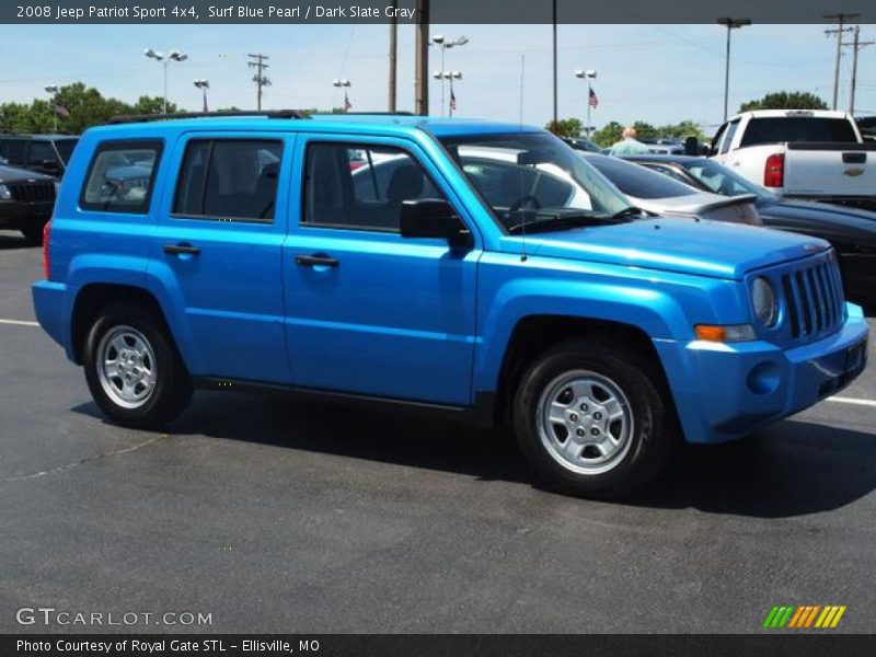 Surf Blue Pearl / Dark Slate Gray 2008 Jeep Patriot Sport 4x4