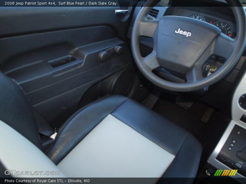 Surf Blue Pearl / Dark Slate Gray 2008 Jeep Patriot Sport 4x4