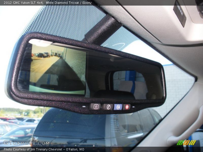 White Diamond Tricoat / Ebony 2012 GMC Yukon SLT 4x4