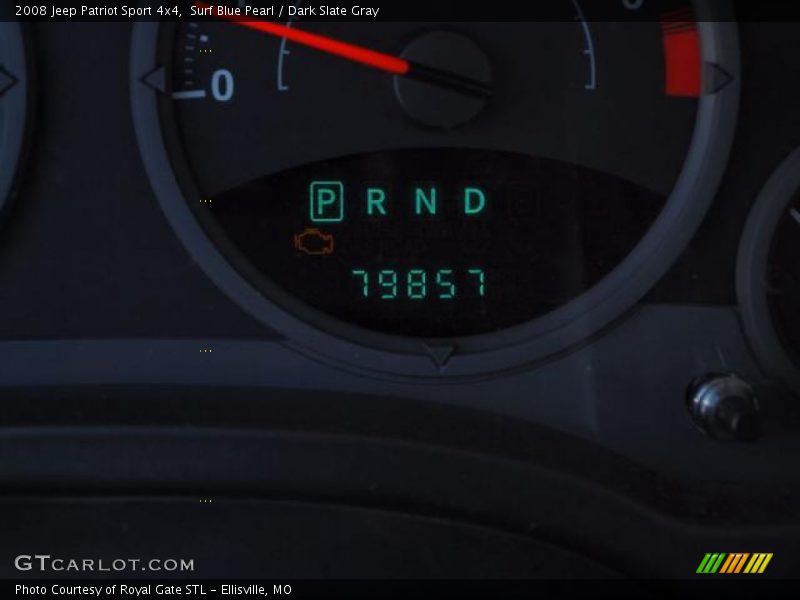 Surf Blue Pearl / Dark Slate Gray 2008 Jeep Patriot Sport 4x4