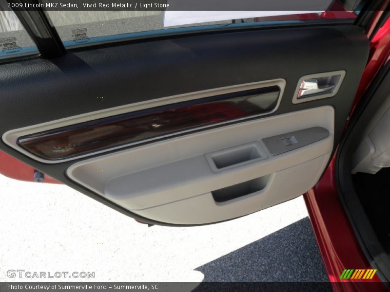 Vivid Red Metallic / Light Stone 2009 Lincoln MKZ Sedan
