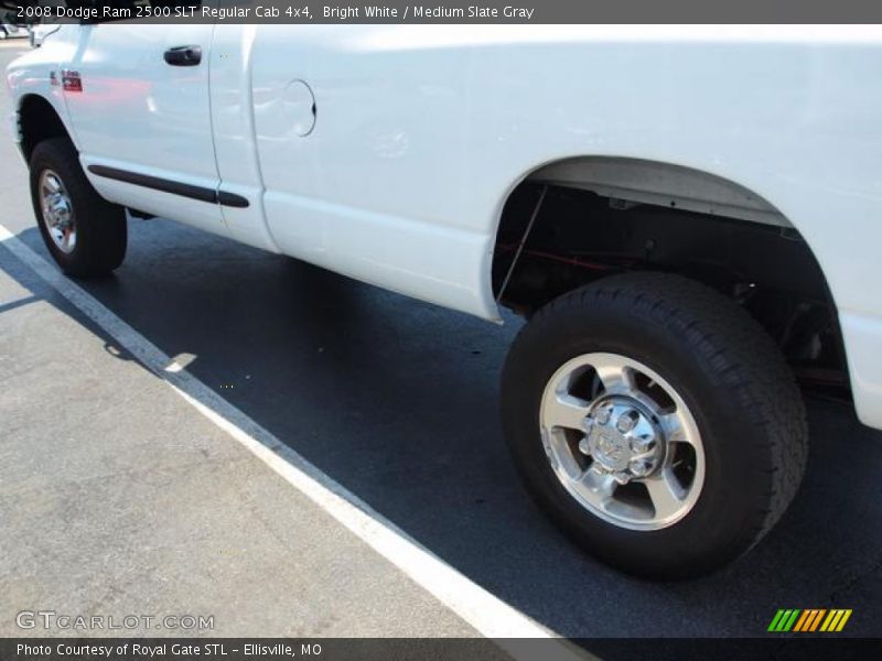 Bright White / Medium Slate Gray 2008 Dodge Ram 2500 SLT Regular Cab 4x4