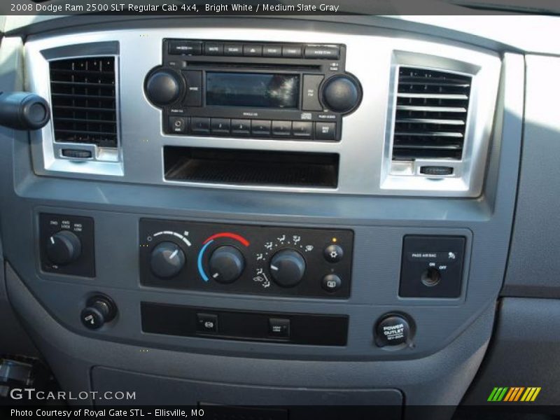 Controls of 2008 Ram 2500 SLT Regular Cab 4x4