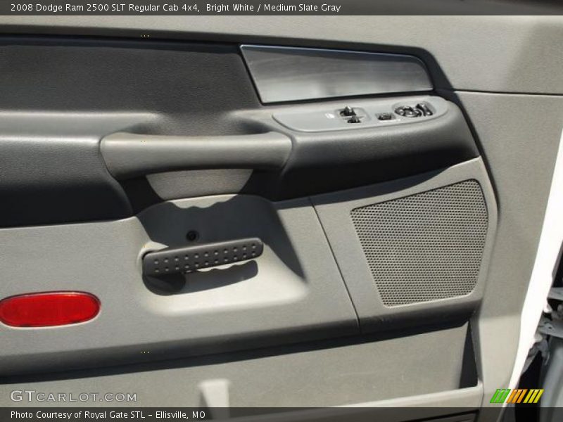 Bright White / Medium Slate Gray 2008 Dodge Ram 2500 SLT Regular Cab 4x4