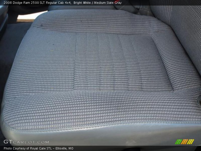Bright White / Medium Slate Gray 2008 Dodge Ram 2500 SLT Regular Cab 4x4