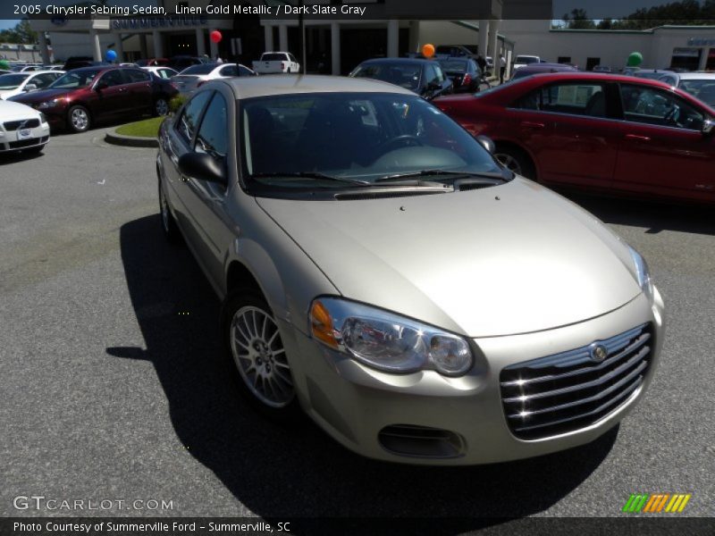 Linen Gold Metallic / Dark Slate Gray 2005 Chrysler Sebring Sedan