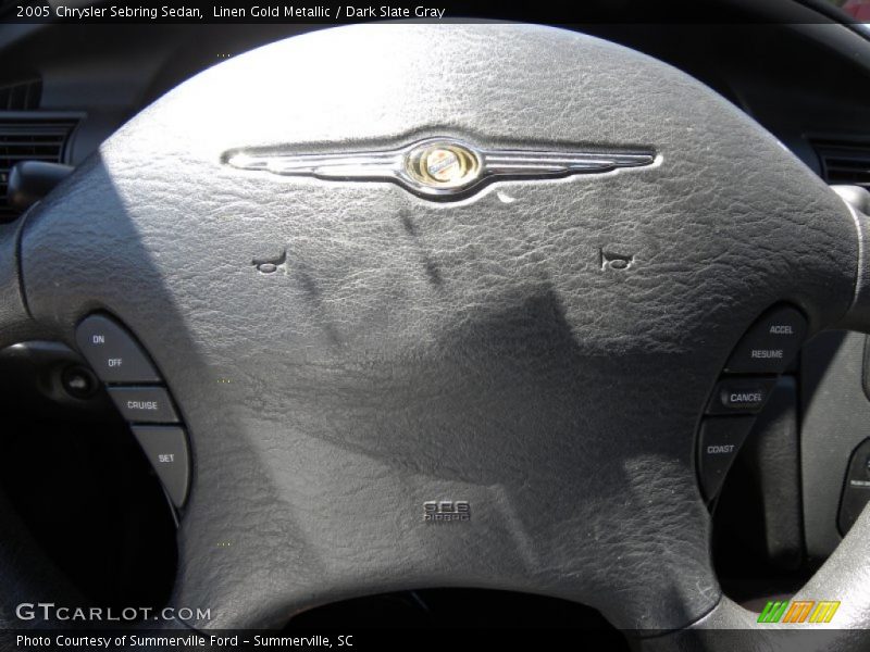 Linen Gold Metallic / Dark Slate Gray 2005 Chrysler Sebring Sedan