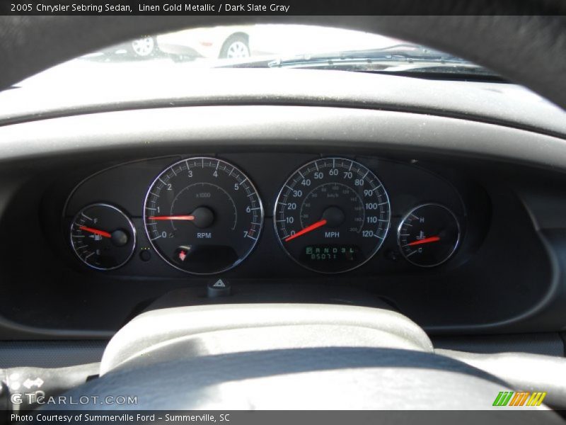 Linen Gold Metallic / Dark Slate Gray 2005 Chrysler Sebring Sedan