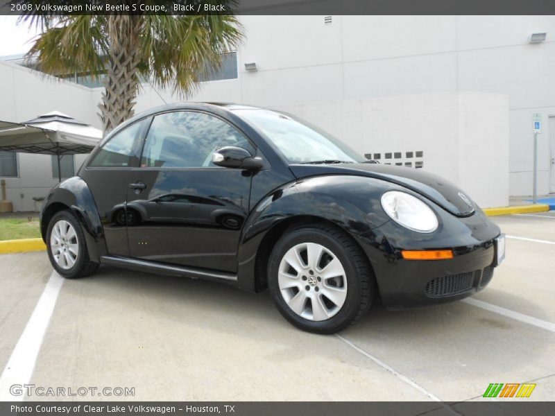 Black / Black 2008 Volkswagen New Beetle S Coupe