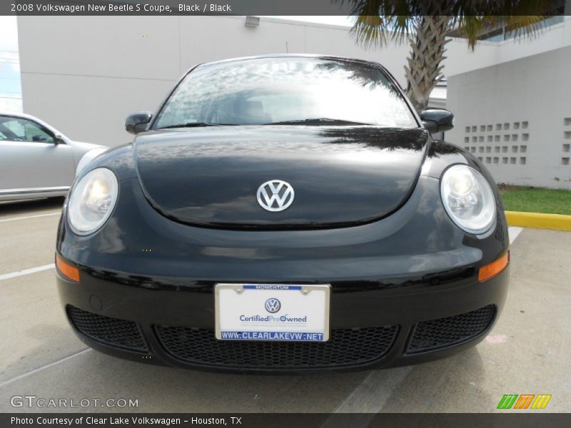 Black / Black 2008 Volkswagen New Beetle S Coupe
