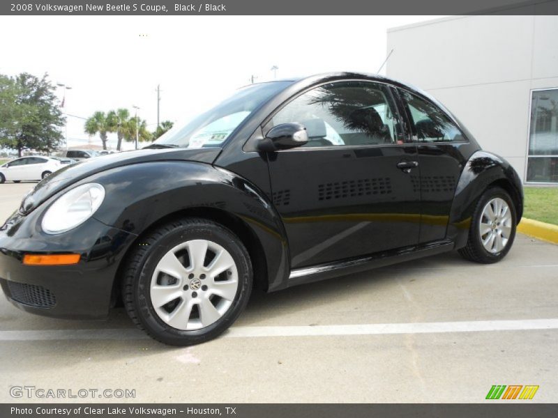 Black / Black 2008 Volkswagen New Beetle S Coupe