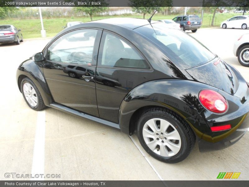 Black / Black 2008 Volkswagen New Beetle S Coupe