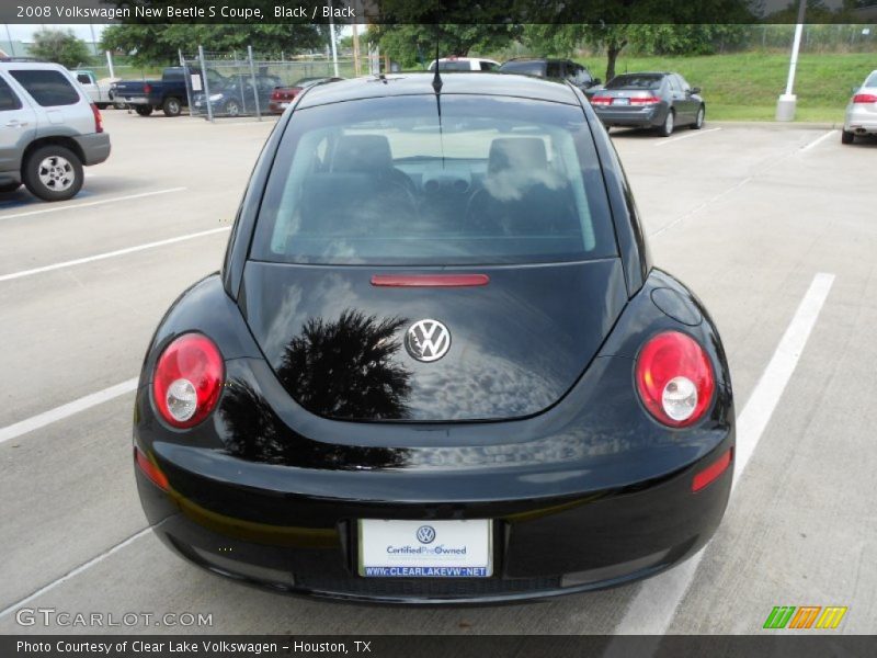 Black / Black 2008 Volkswagen New Beetle S Coupe