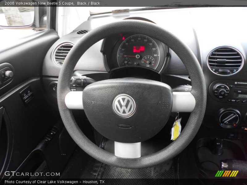 Black / Black 2008 Volkswagen New Beetle S Coupe