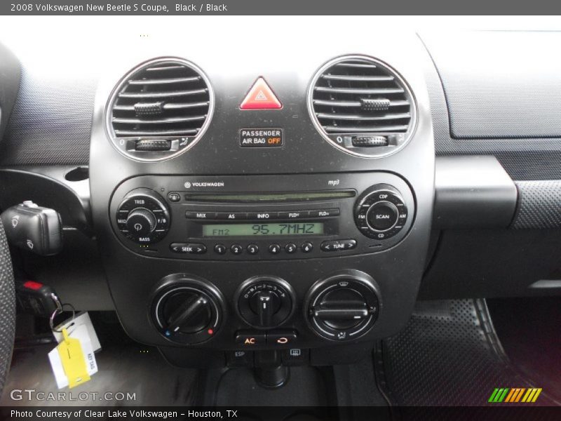 Black / Black 2008 Volkswagen New Beetle S Coupe