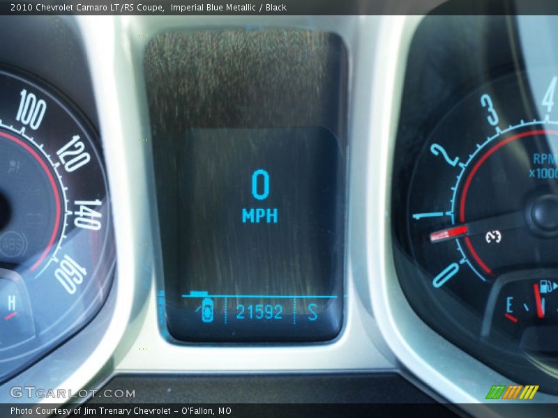 Imperial Blue Metallic / Black 2010 Chevrolet Camaro LT/RS Coupe
