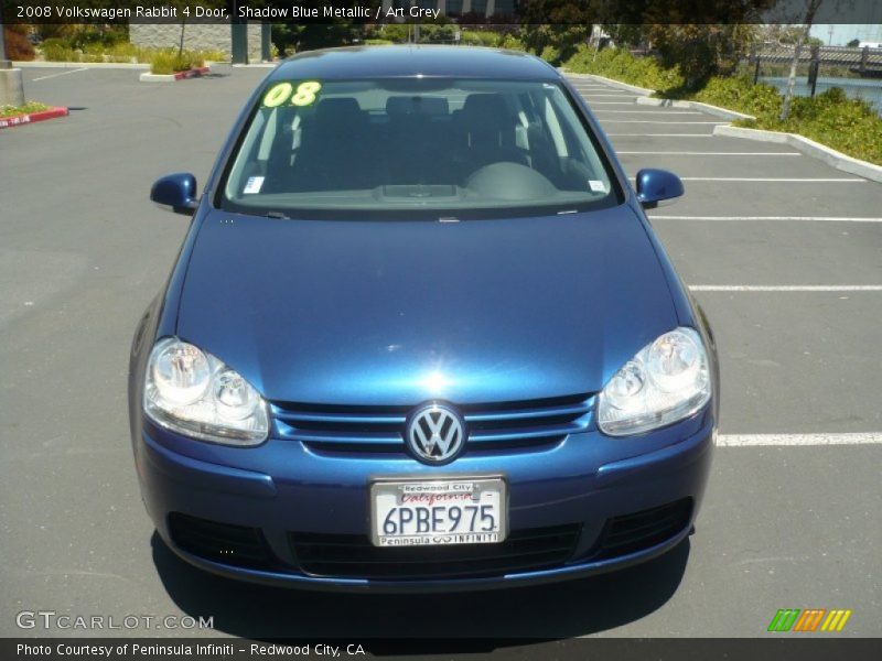 Shadow Blue Metallic / Art Grey 2008 Volkswagen Rabbit 4 Door