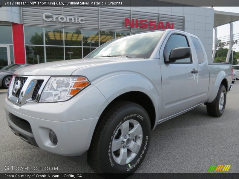 Brilliant Silver Metallic / Graphite 2012 Nissan Frontier SV King Cab
