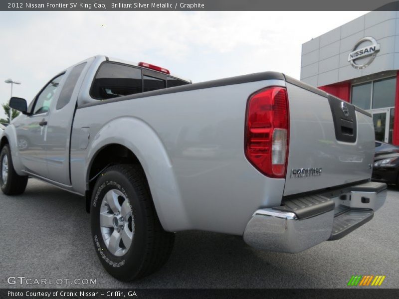 Brilliant Silver Metallic / Graphite 2012 Nissan Frontier SV King Cab