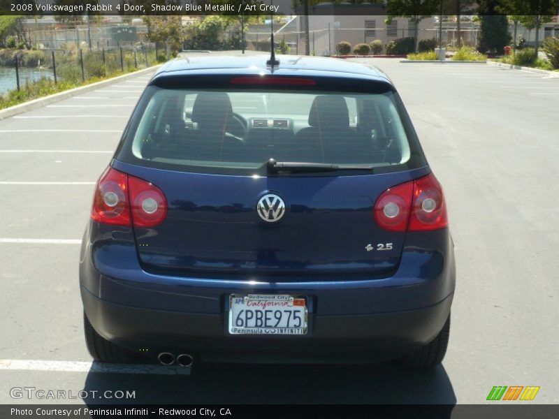 Shadow Blue Metallic / Art Grey 2008 Volkswagen Rabbit 4 Door