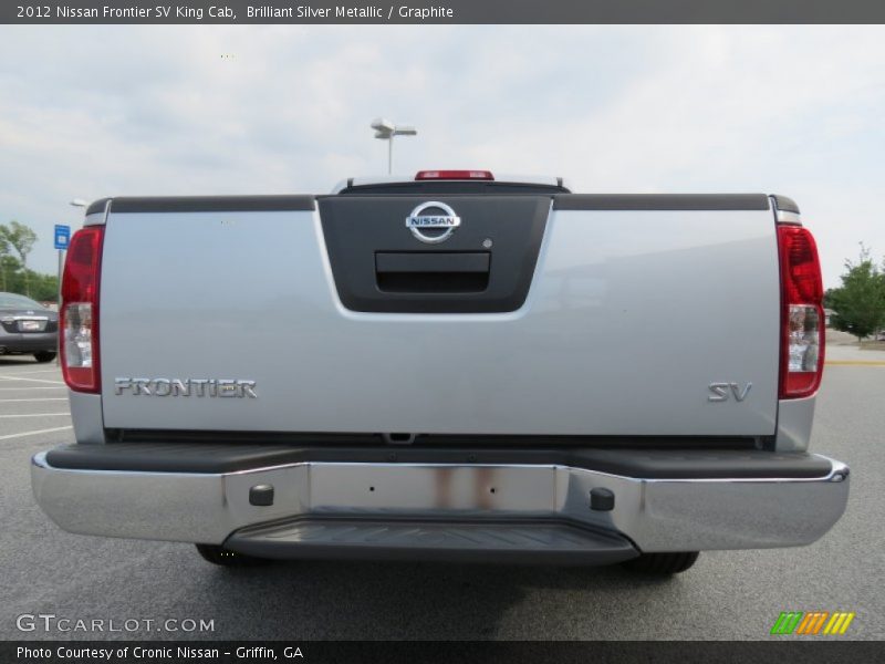 Brilliant Silver Metallic / Graphite 2012 Nissan Frontier SV King Cab