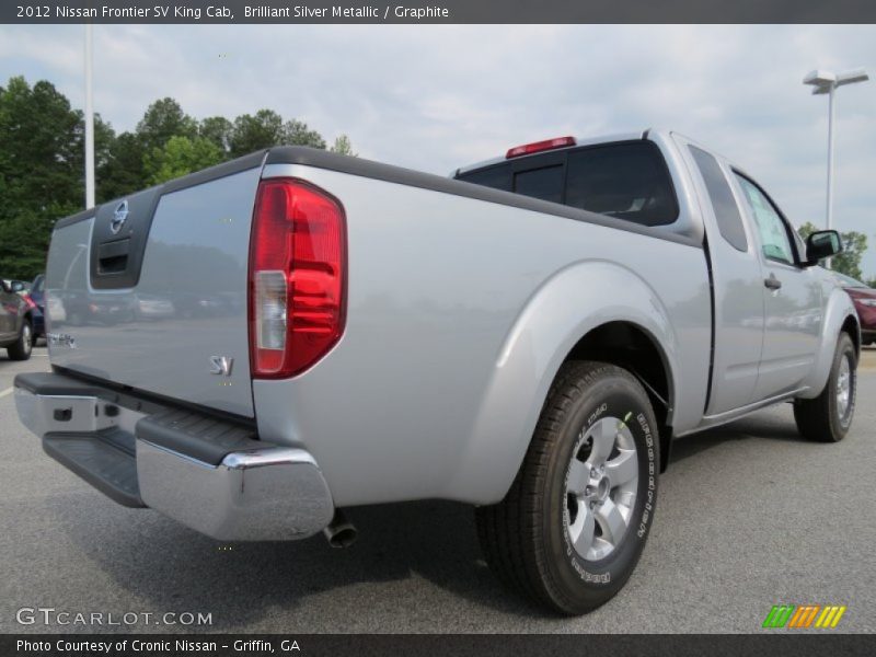 Brilliant Silver Metallic / Graphite 2012 Nissan Frontier SV King Cab