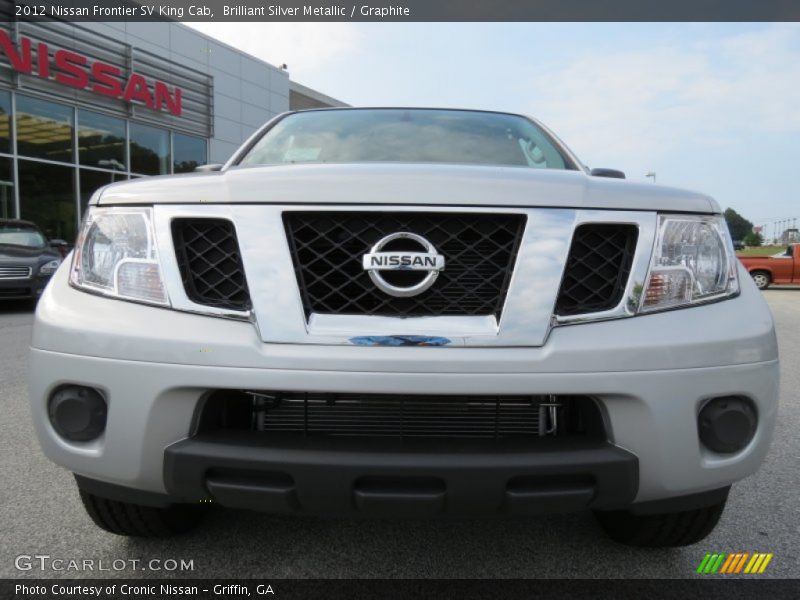 Brilliant Silver Metallic / Graphite 2012 Nissan Frontier SV King Cab