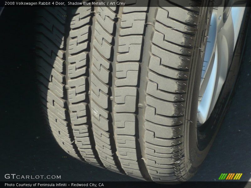 Shadow Blue Metallic / Art Grey 2008 Volkswagen Rabbit 4 Door