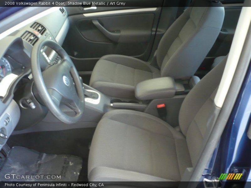 Shadow Blue Metallic / Art Grey 2008 Volkswagen Rabbit 4 Door