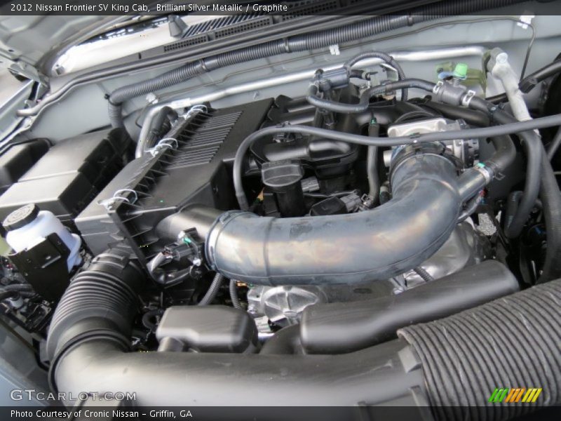 Brilliant Silver Metallic / Graphite 2012 Nissan Frontier SV King Cab