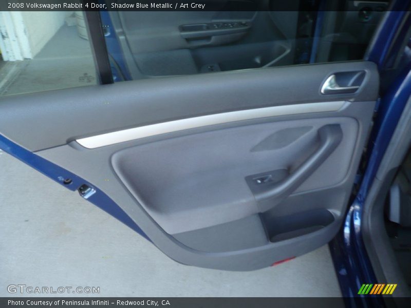 Shadow Blue Metallic / Art Grey 2008 Volkswagen Rabbit 4 Door