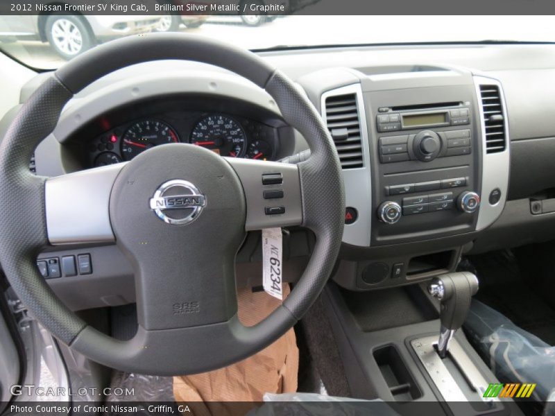 Brilliant Silver Metallic / Graphite 2012 Nissan Frontier SV King Cab