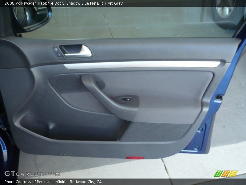 Shadow Blue Metallic / Art Grey 2008 Volkswagen Rabbit 4 Door