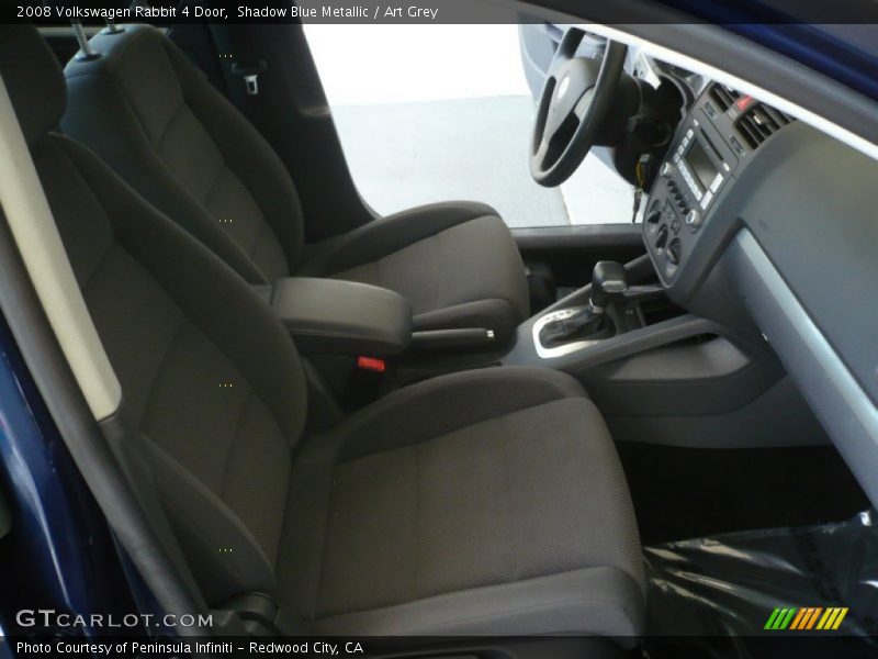 Shadow Blue Metallic / Art Grey 2008 Volkswagen Rabbit 4 Door