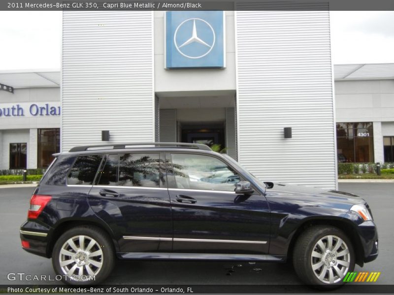 Capri Blue Metallic / Almond/Black 2011 Mercedes-Benz GLK 350