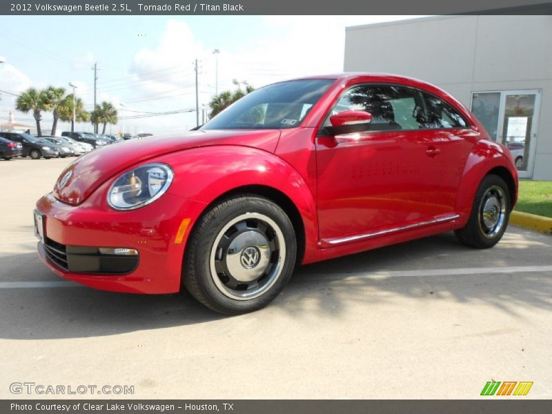 Tornado Red / Titan Black 2012 Volkswagen Beetle 2.5L