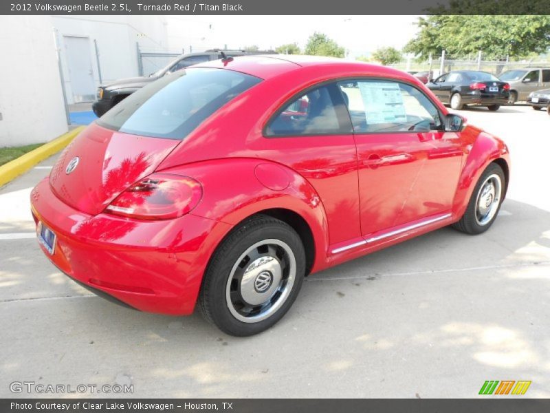 Tornado Red / Titan Black 2012 Volkswagen Beetle 2.5L