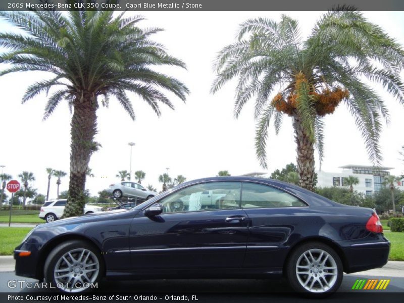  2009 CLK 350 Coupe Capri Blue Metallic