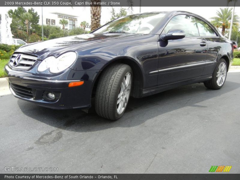 Front 3/4 View of 2009 CLK 350 Coupe