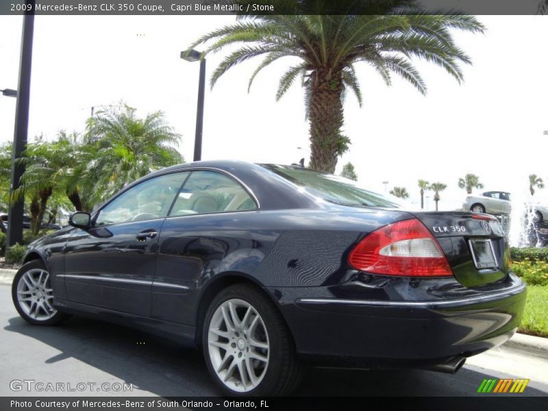  2009 CLK 350 Coupe Capri Blue Metallic