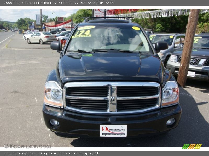 Black / Dark Khaki/Light Khaki 2006 Dodge Durango Limited HEMI 4x4