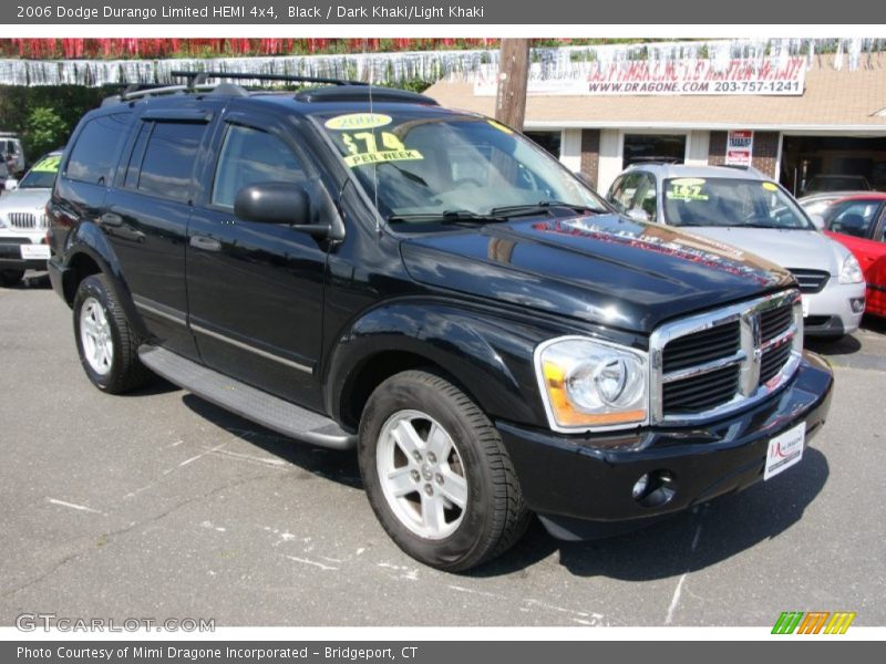 Black / Dark Khaki/Light Khaki 2006 Dodge Durango Limited HEMI 4x4