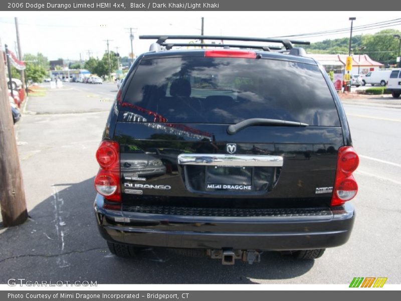 Black / Dark Khaki/Light Khaki 2006 Dodge Durango Limited HEMI 4x4