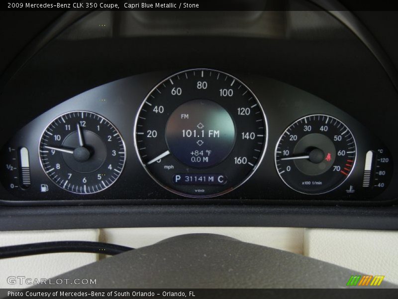  2009 CLK 350 Coupe 350 Coupe Gauges