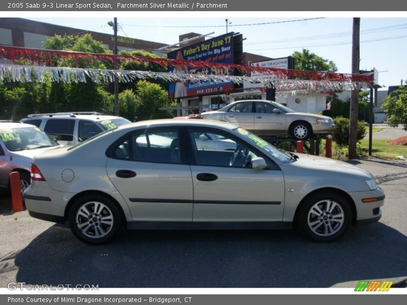 Parchment Silver Metallic / Parchment 2005 Saab 9-3 Linear Sport Sedan