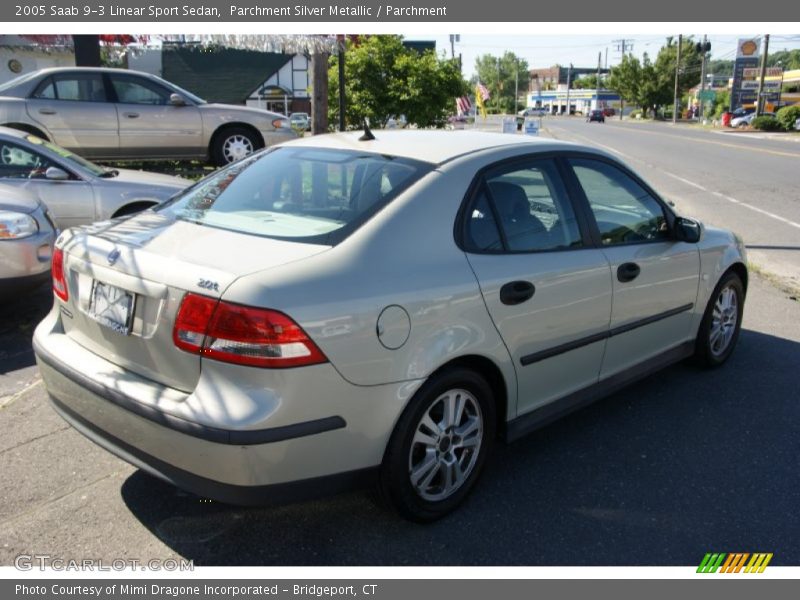 Parchment Silver Metallic / Parchment 2005 Saab 9-3 Linear Sport Sedan